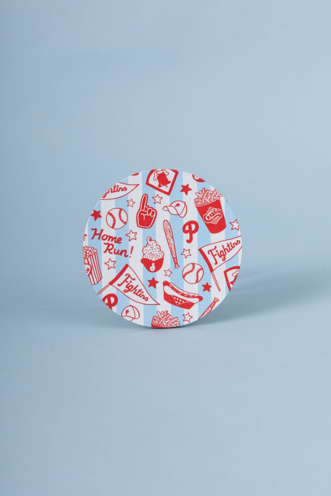 Phillies Striped Coaster Set of 4