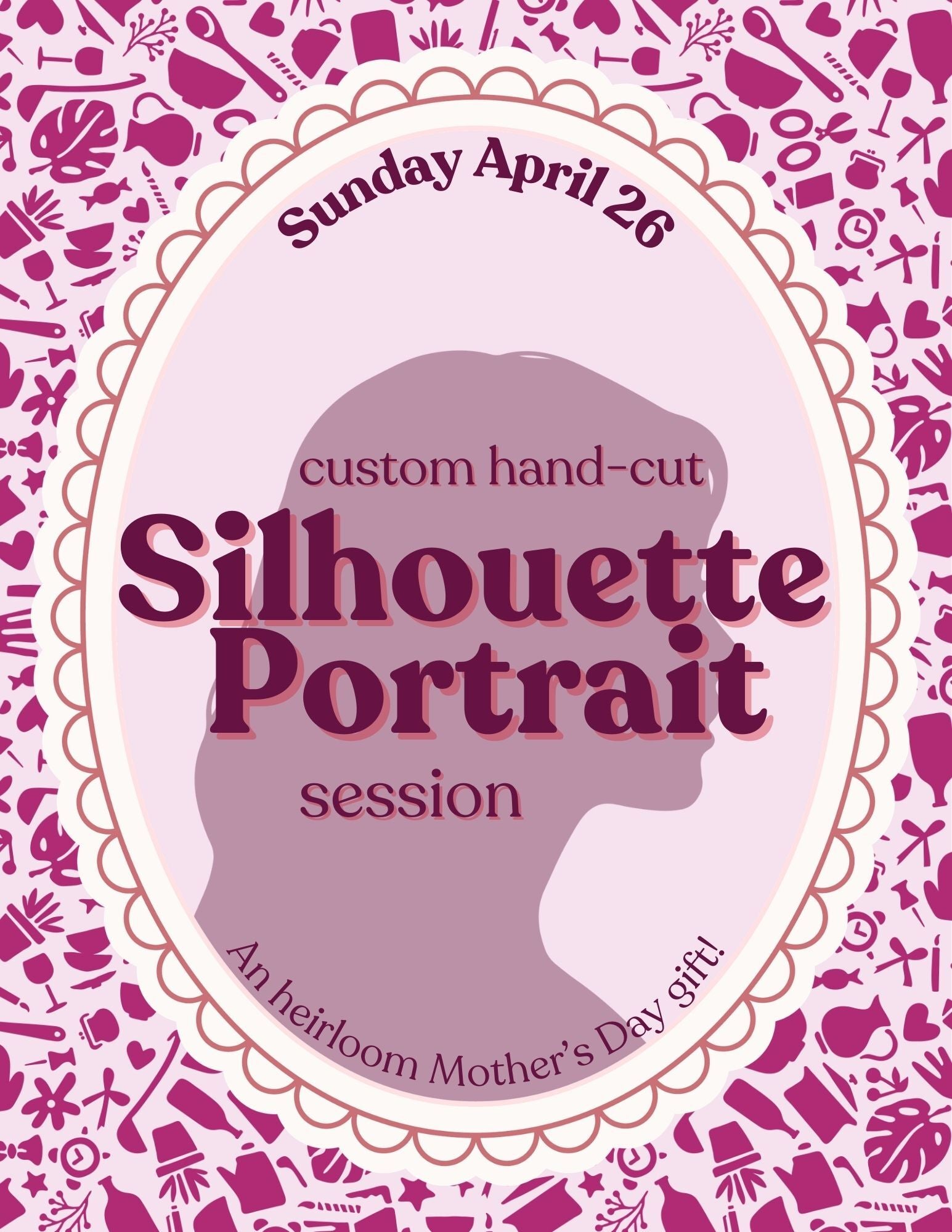 Custom Silhouette Portrait Session - Occasionette