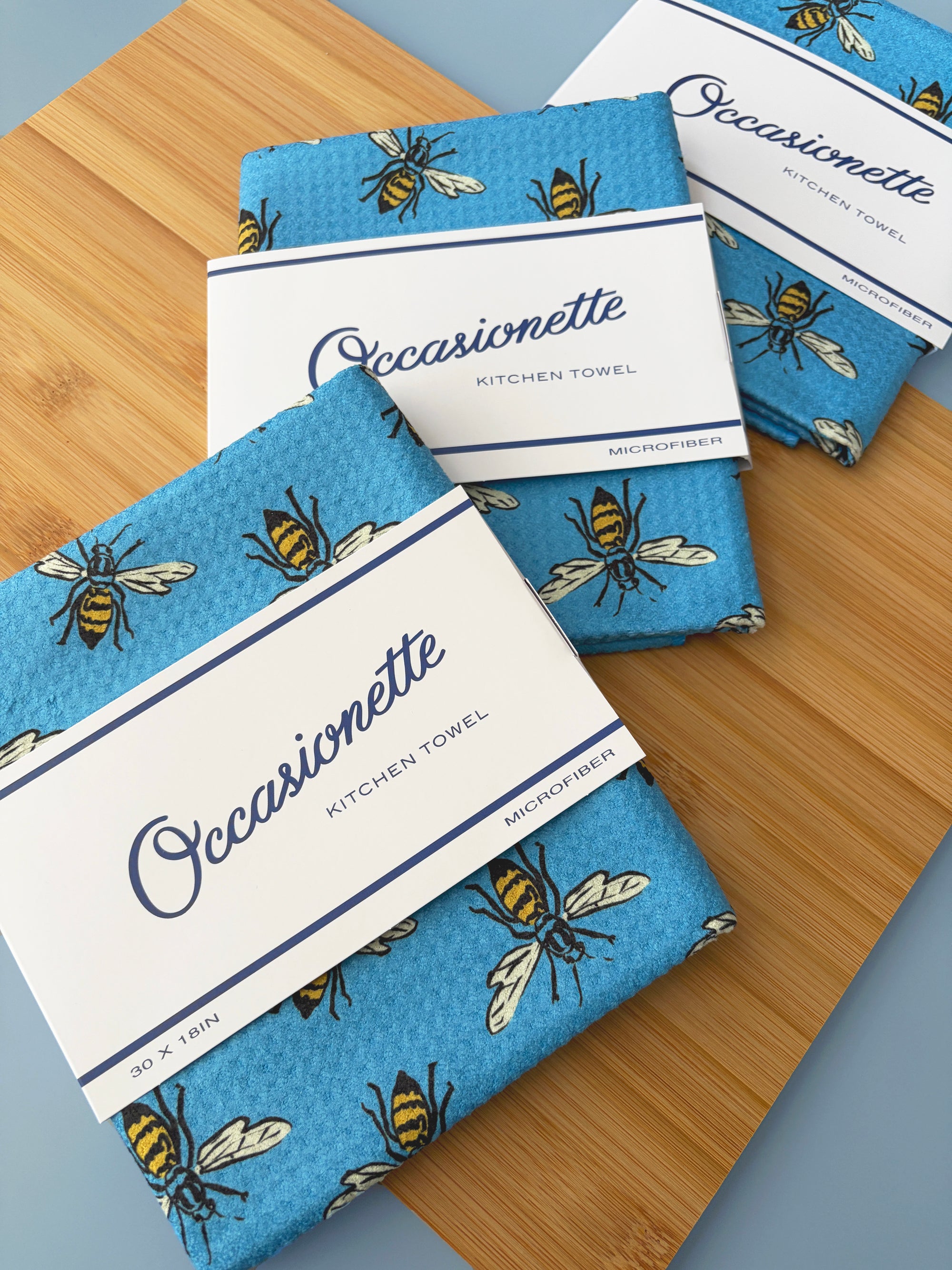 Blue Bees Kitchen Towel - Occasionette
