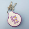 Best Aunt Ever Embroidered Keychain - Occasionette