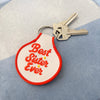 Best Sister Ever Embroidered Keychain - Occasionette
