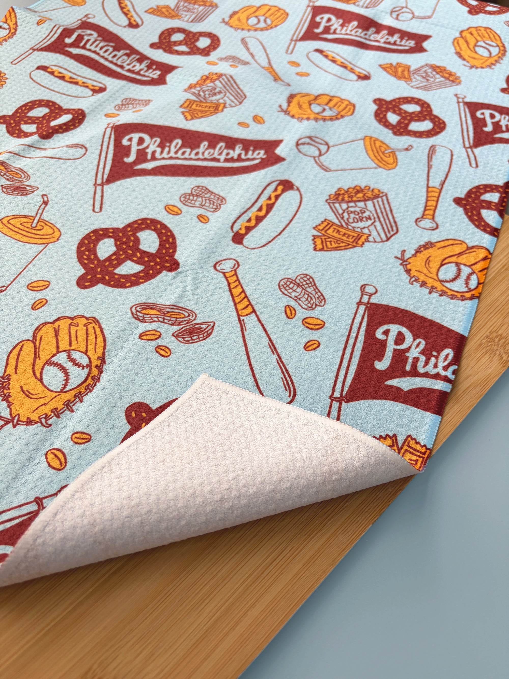 Blue Phillies Kitchen Towel - Occasionette