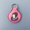 Bookworm Embroidered Keychain - Occasionette