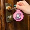 Bookworm Embroidered Keychain - Occasionette