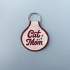 Cat Mom Embroidered Keychain - Occasionette
