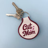 Cat Mom Embroidered Keychain - Occasionette