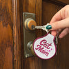 Cat Mom Embroidered Keychain - Occasionette