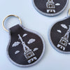 City Hall Embroidered Keychain - Occasionette