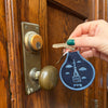 City Hall Embroidered Keychain - Occasionette