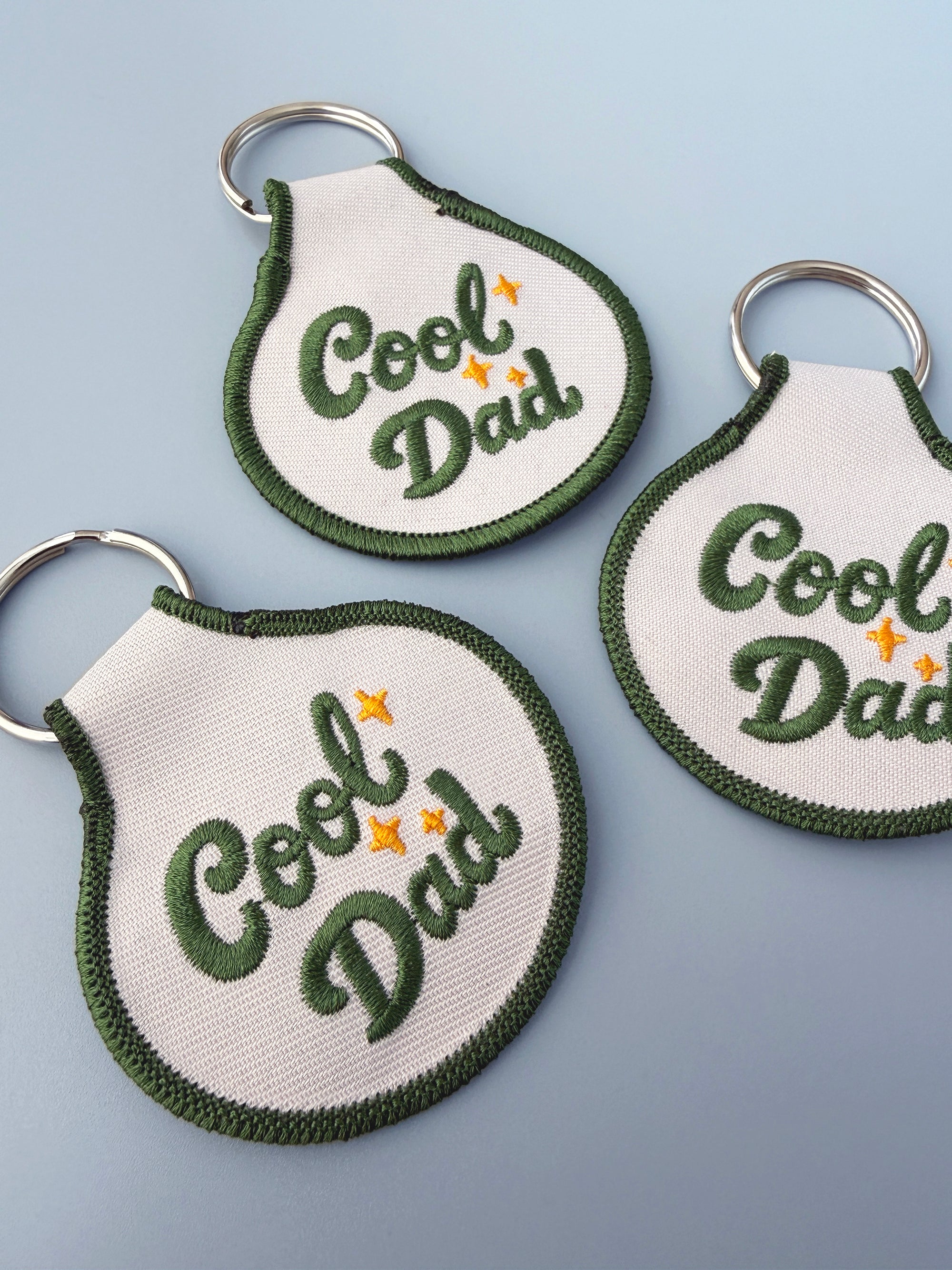 Cool Dad Embroidered Keychain - Occasionette