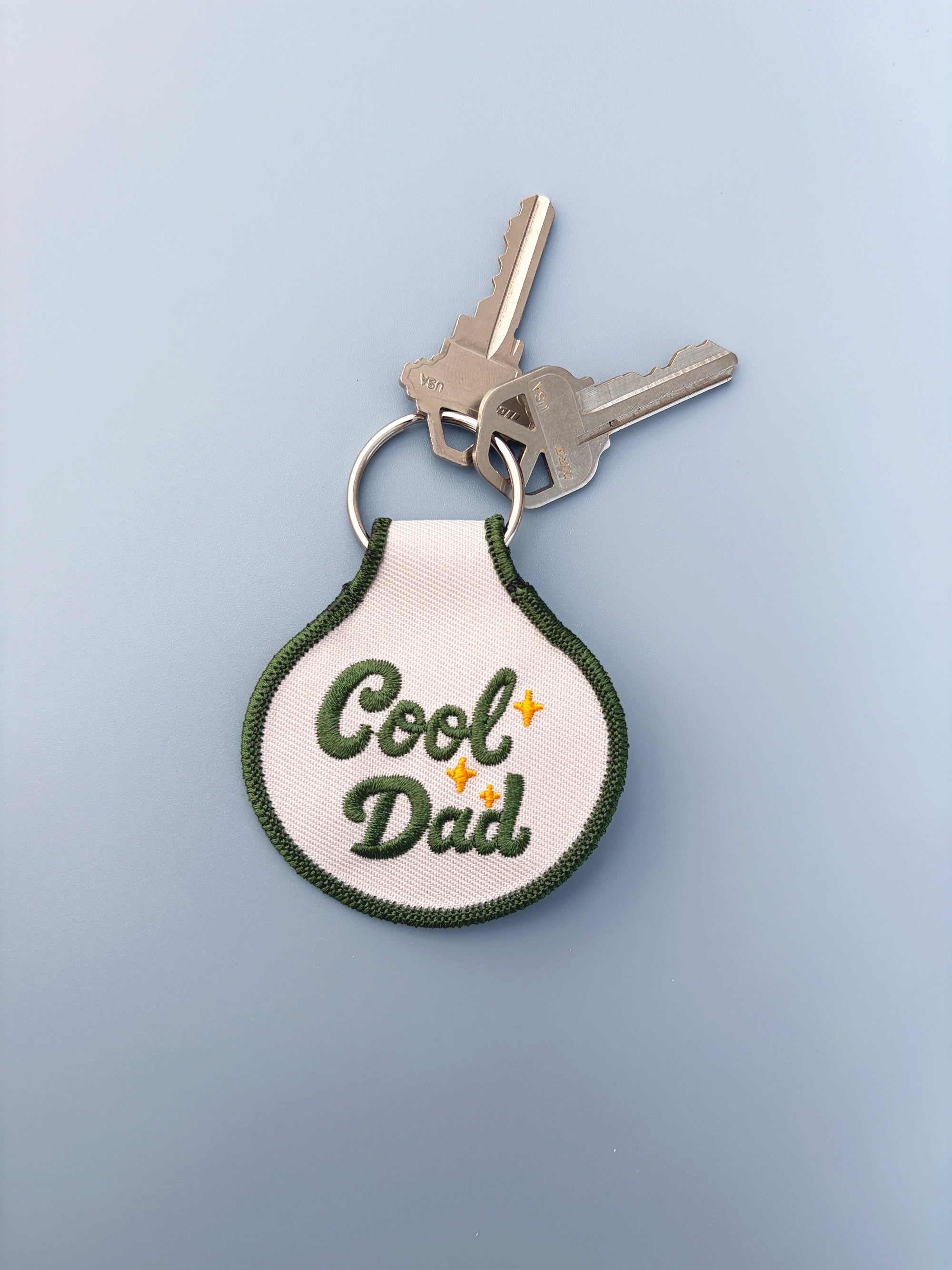 Cool Dad Embroidered Keychain - Occasionette