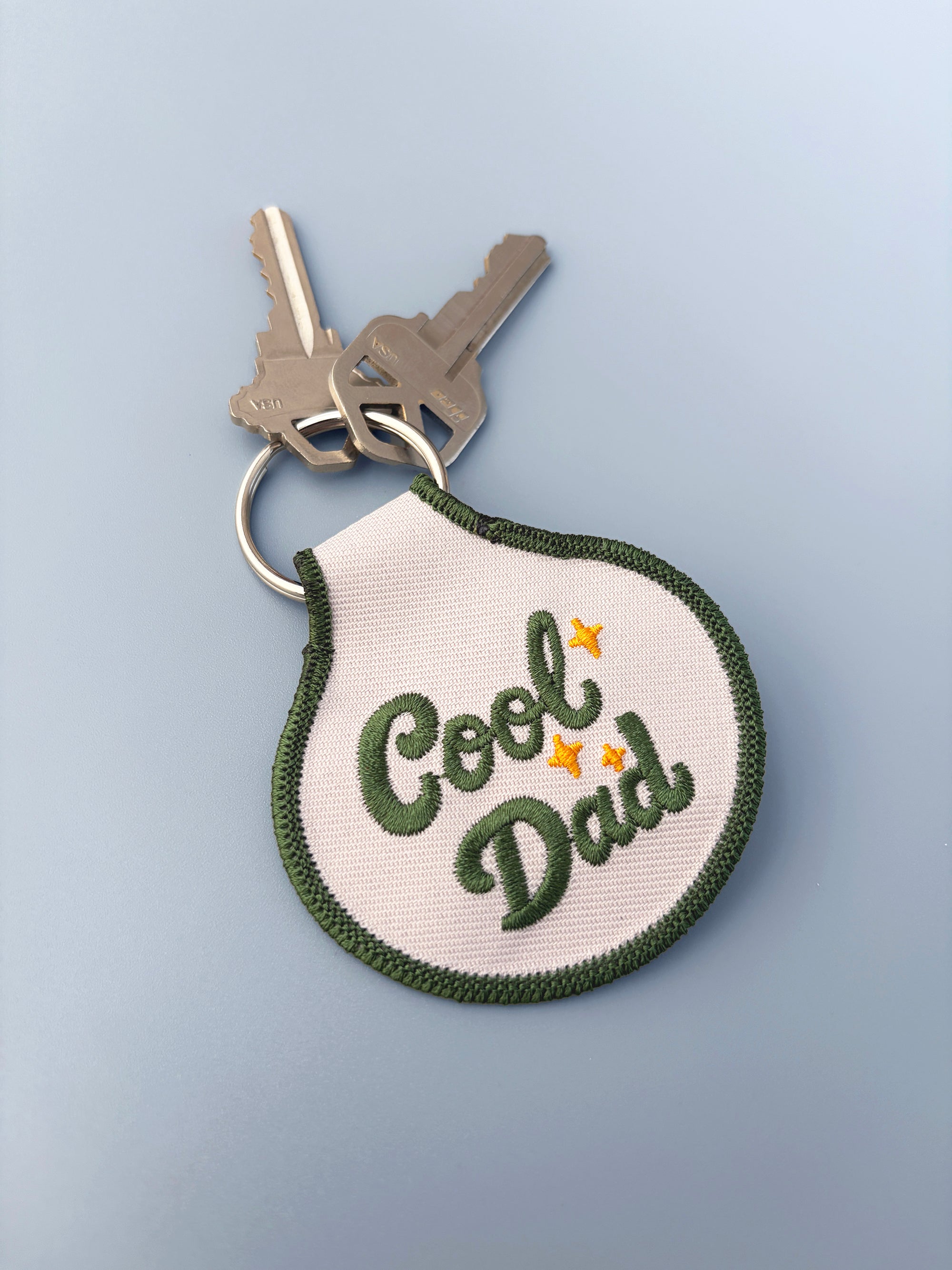 Cool Dad Embroidered Keychain - Occasionette
