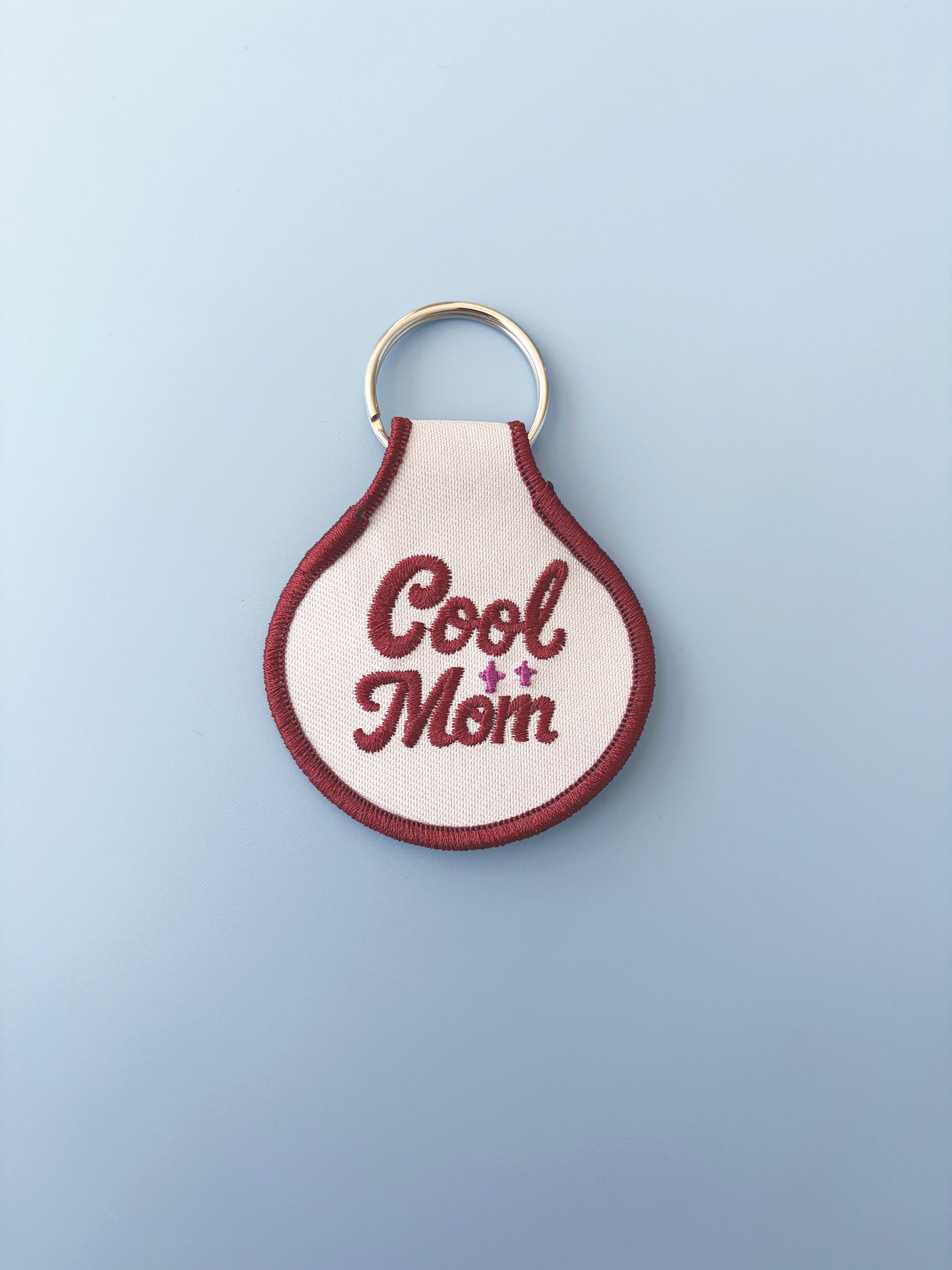 Cool Mom Embroidered Keychain - Occasionette