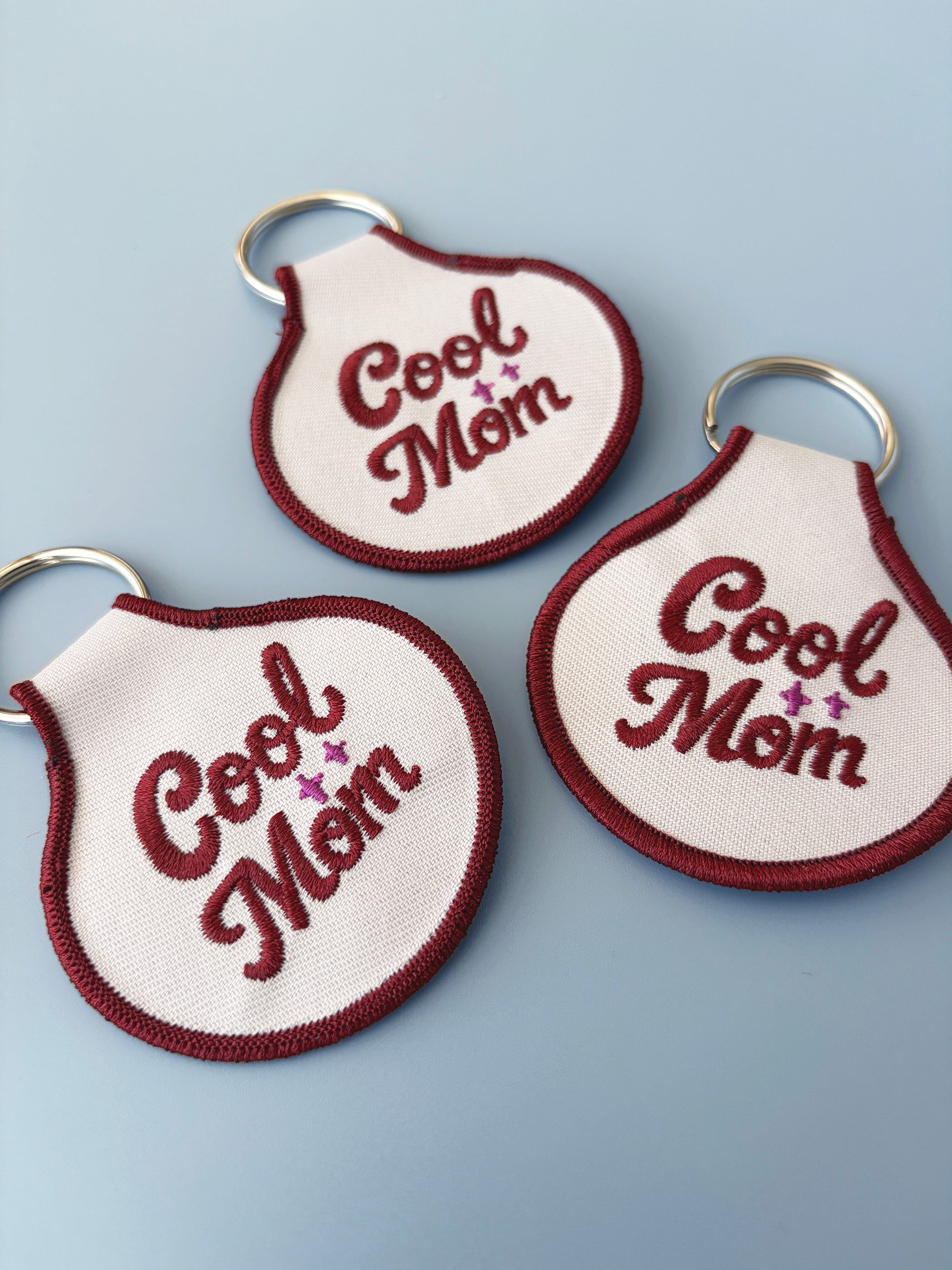Cool Mom Embroidered Keychain - Occasionette