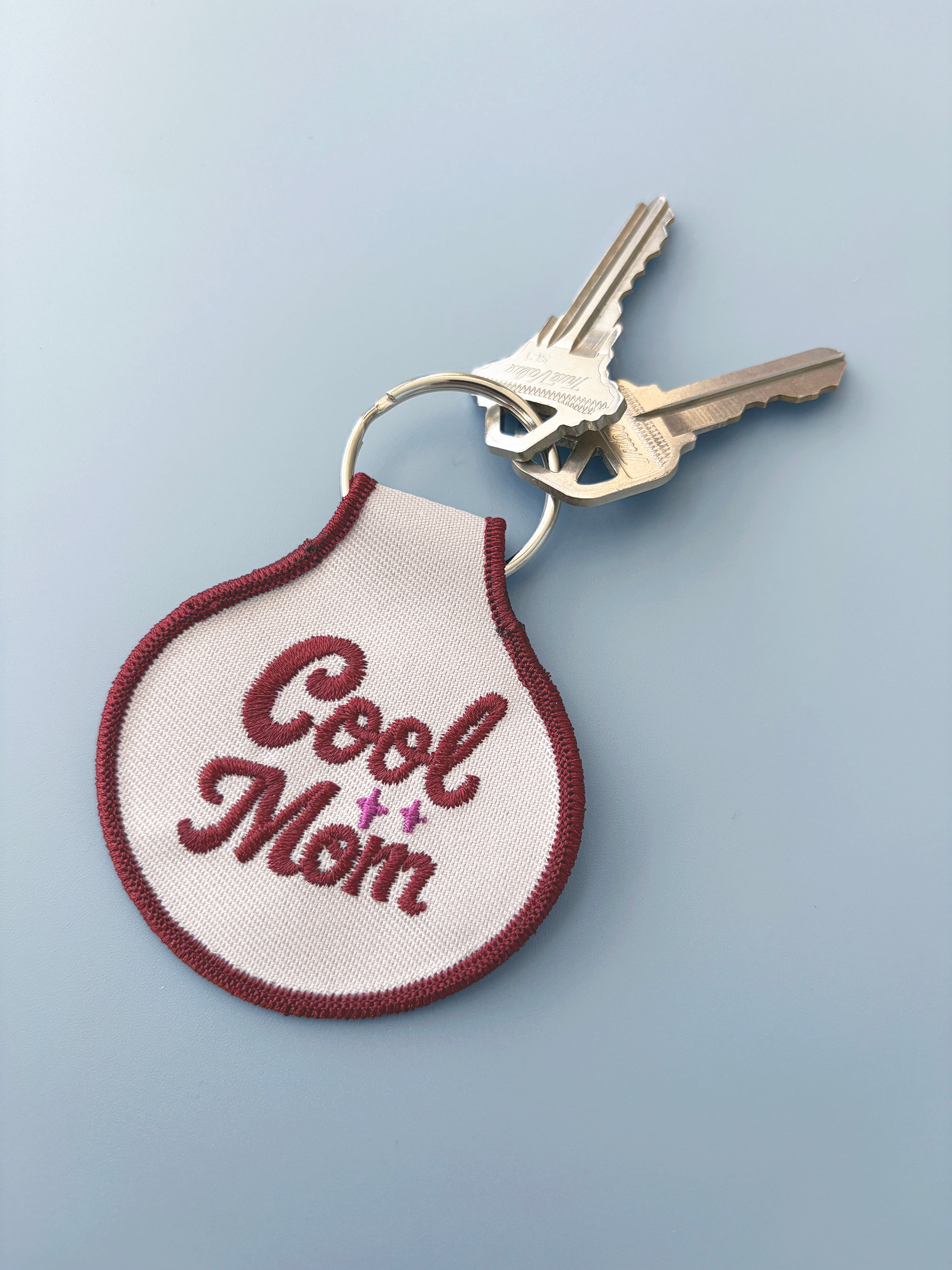 Cool Mom Embroidered Keychain - Occasionette