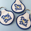 Dog Dad Embroidered Keychain - Occasionette