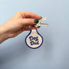Dog Dad Embroidered Keychain - Occasionette