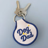 Dog Dad Embroidered Keychain - Occasionette