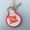 Dog Mom Embroidered Keychain - Occasionette