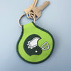 Eagles Helmet Embroidered Keychain - Occasionette