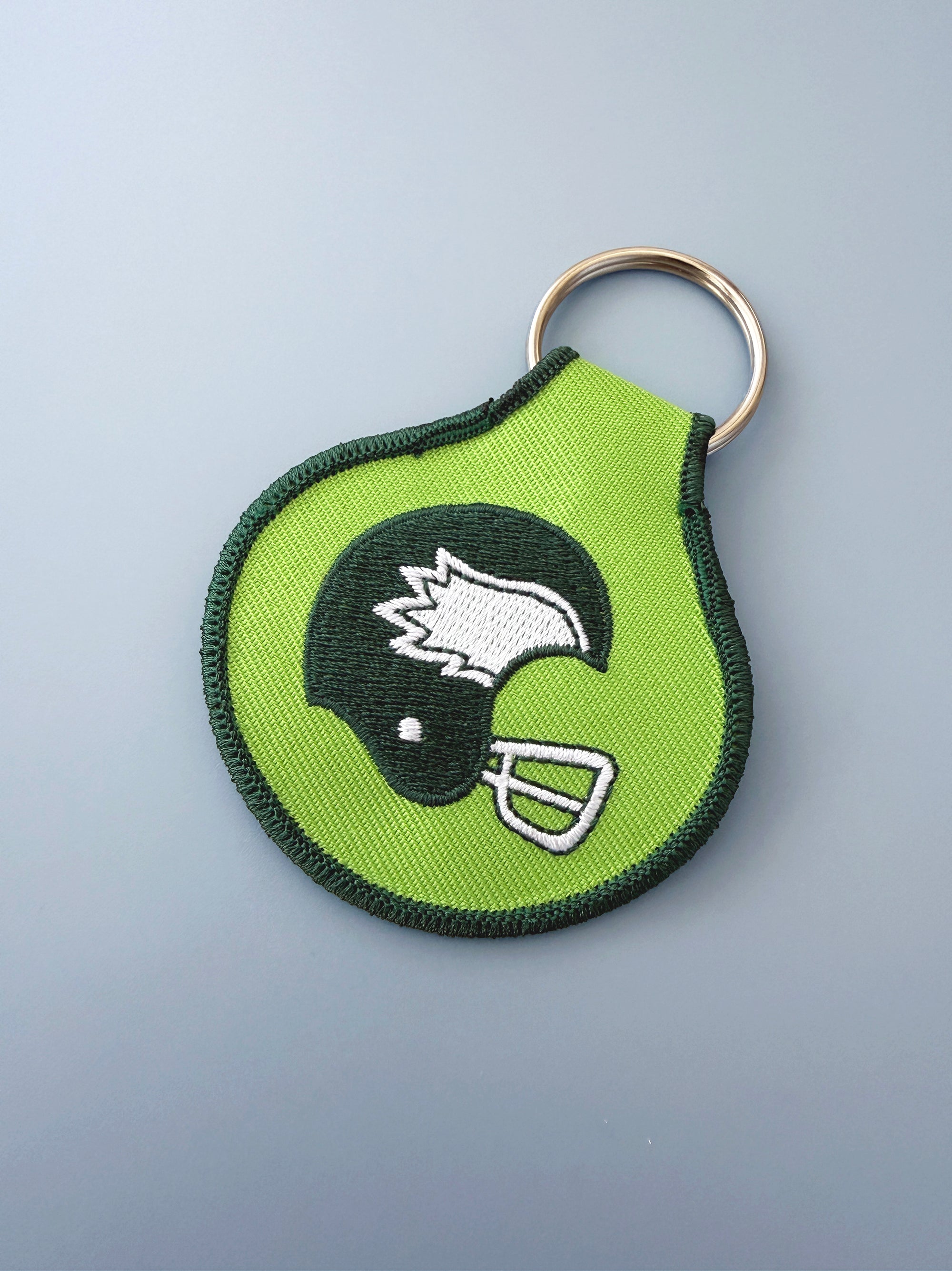 Eagles Helmet Embroidered Keychain - Occasionette