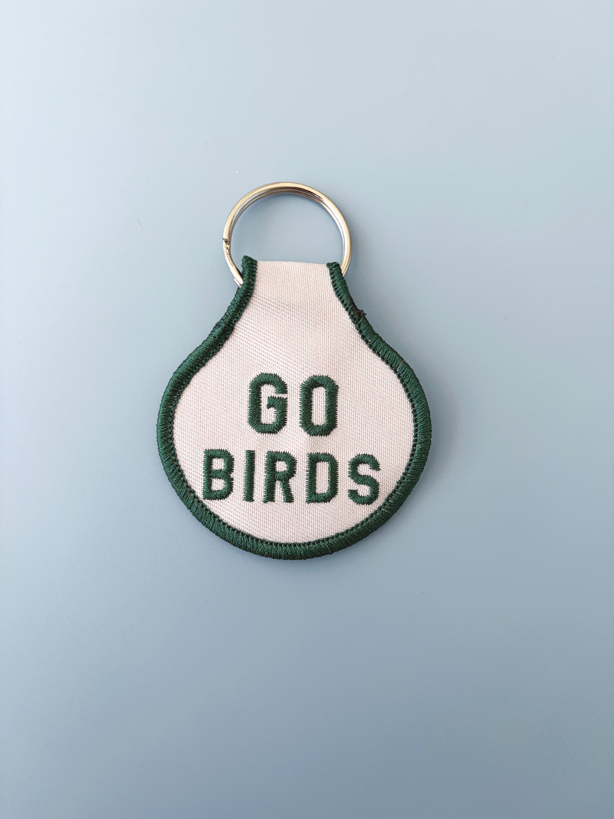 Go Birds Embroidered Keychain - Occasionette