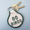 Go Birds Embroidered Keychain - Occasionette