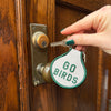 Go Birds Embroidered Keychain - Occasionette