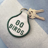 Go Birds Embroidered Keychain - Occasionette