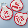 Go Phils Embroidered Keychain - Occasionette