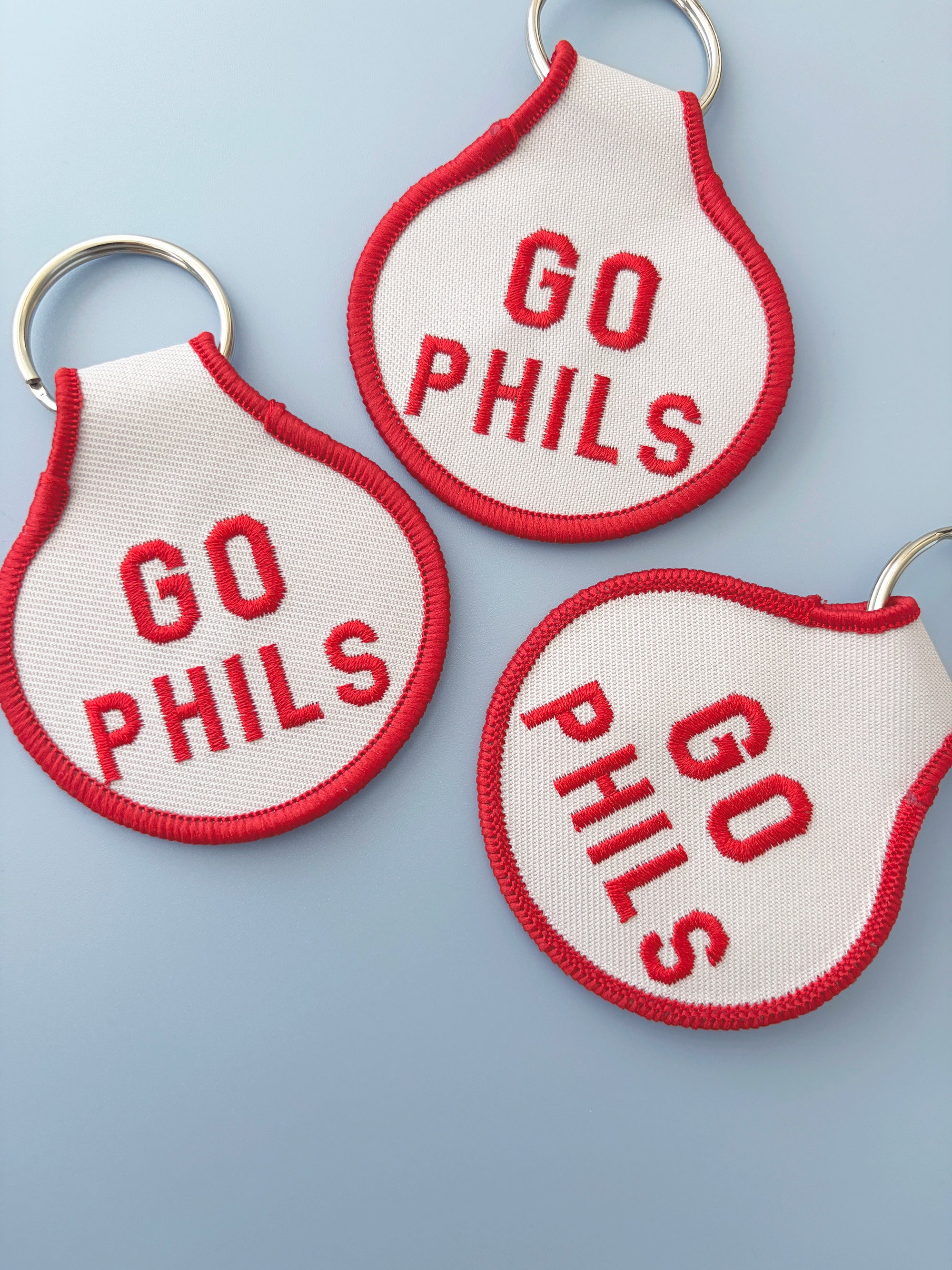 Go Phils Embroidered Keychain - Occasionette