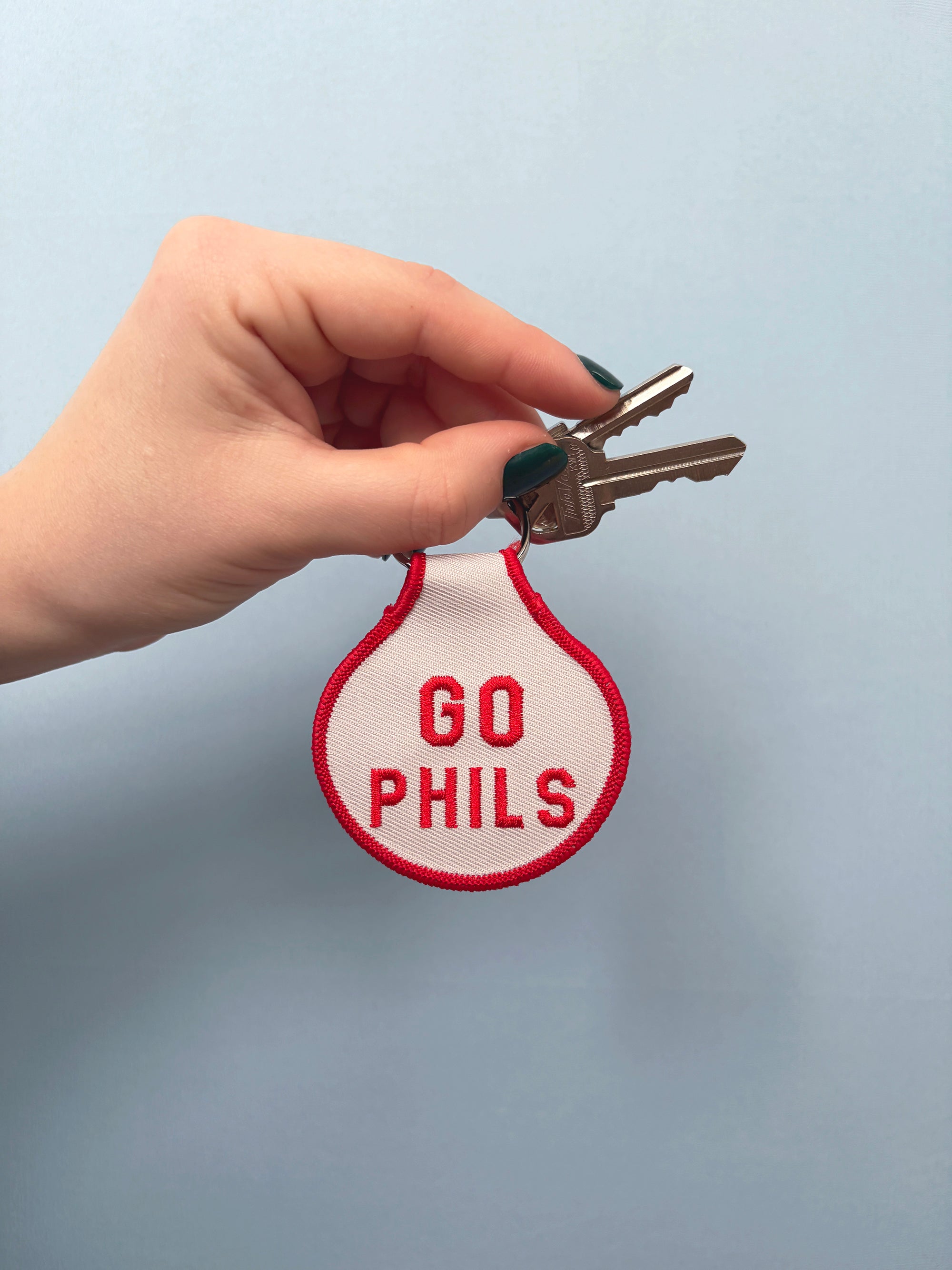 Go Phils Embroidered Keychain - Occasionette