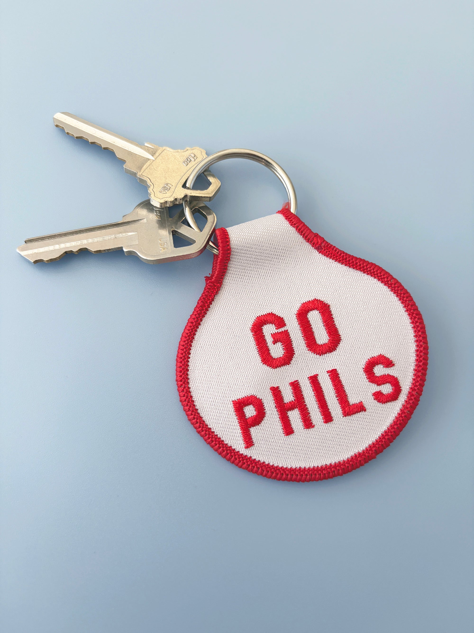 Go Phils Embroidered Keychain - Occasionette