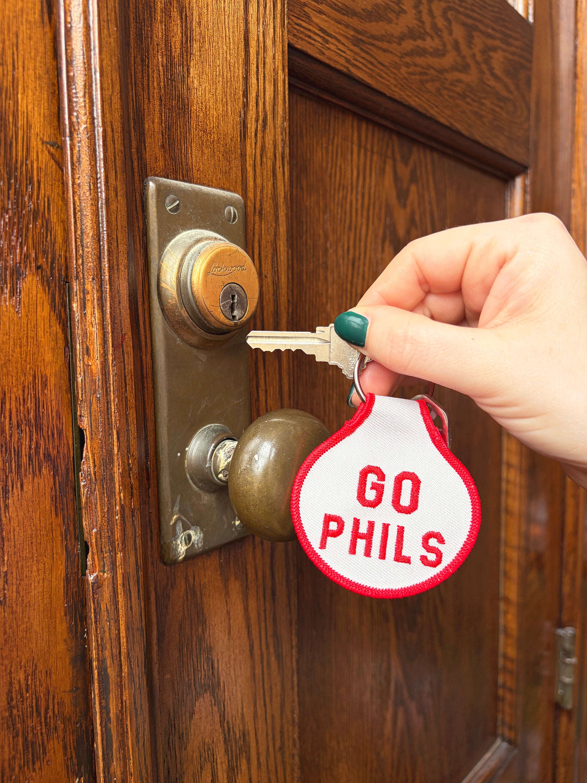 Go Phils Embroidered Keychain - Occasionette