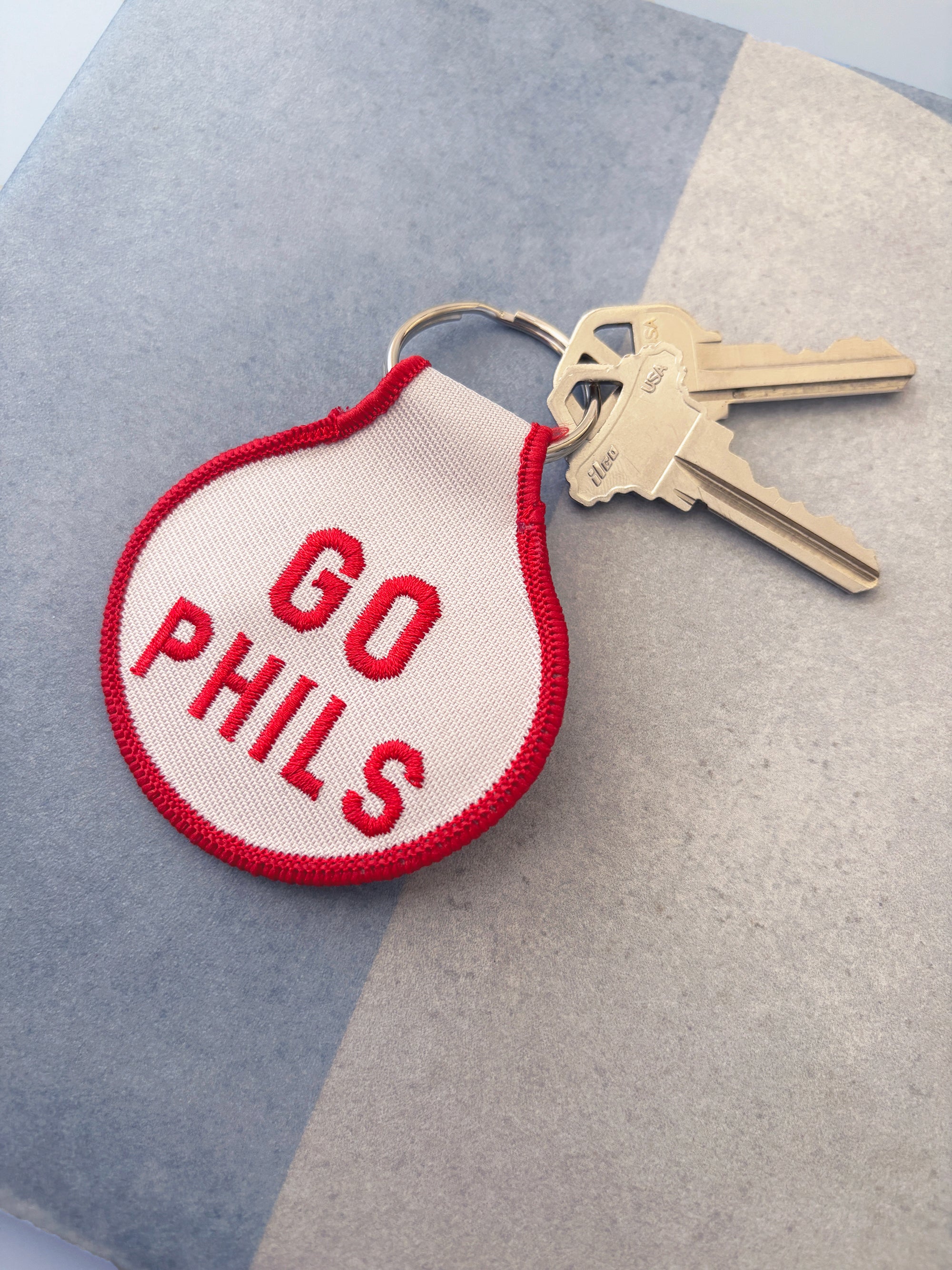 Go Phils Embroidered Keychain - Occasionette