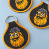 Gritty Embroidered Keychain - Occasionette