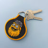 Gritty Embroidered Keychain - Occasionette