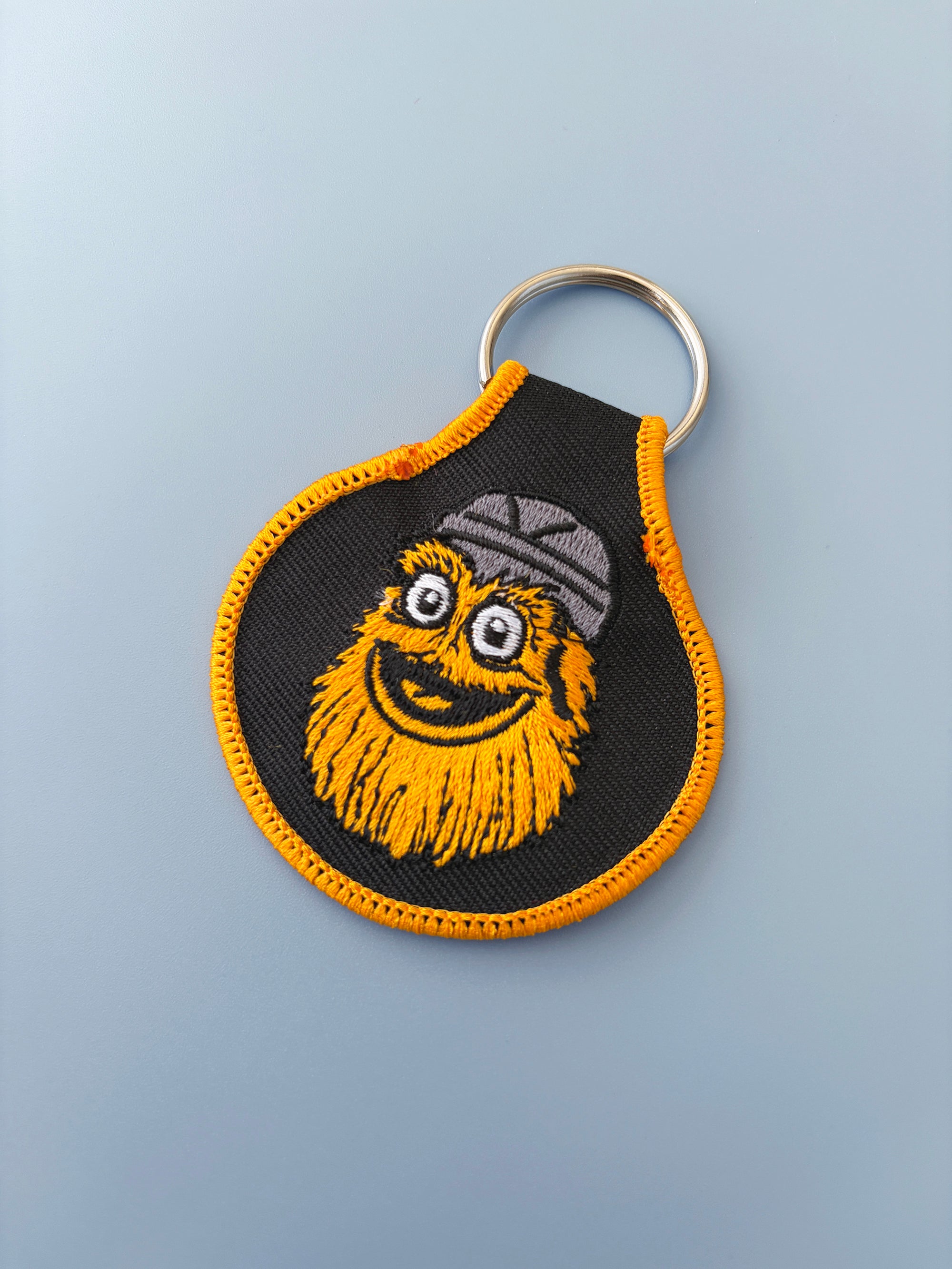 Gritty Embroidered Keychain - Occasionette