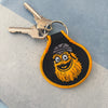 Gritty Embroidered Keychain - Occasionette