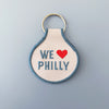 We Love Philly Embroidered Keychain - Occasionette