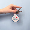 We Love Philly Embroidered Keychain - Occasionette