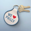 We Love Philly Embroidered Keychain - Occasionette