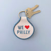We Love Philly Embroidered Keychain - Occasionette