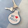 We Love Philly Embroidered Keychain - Occasionette