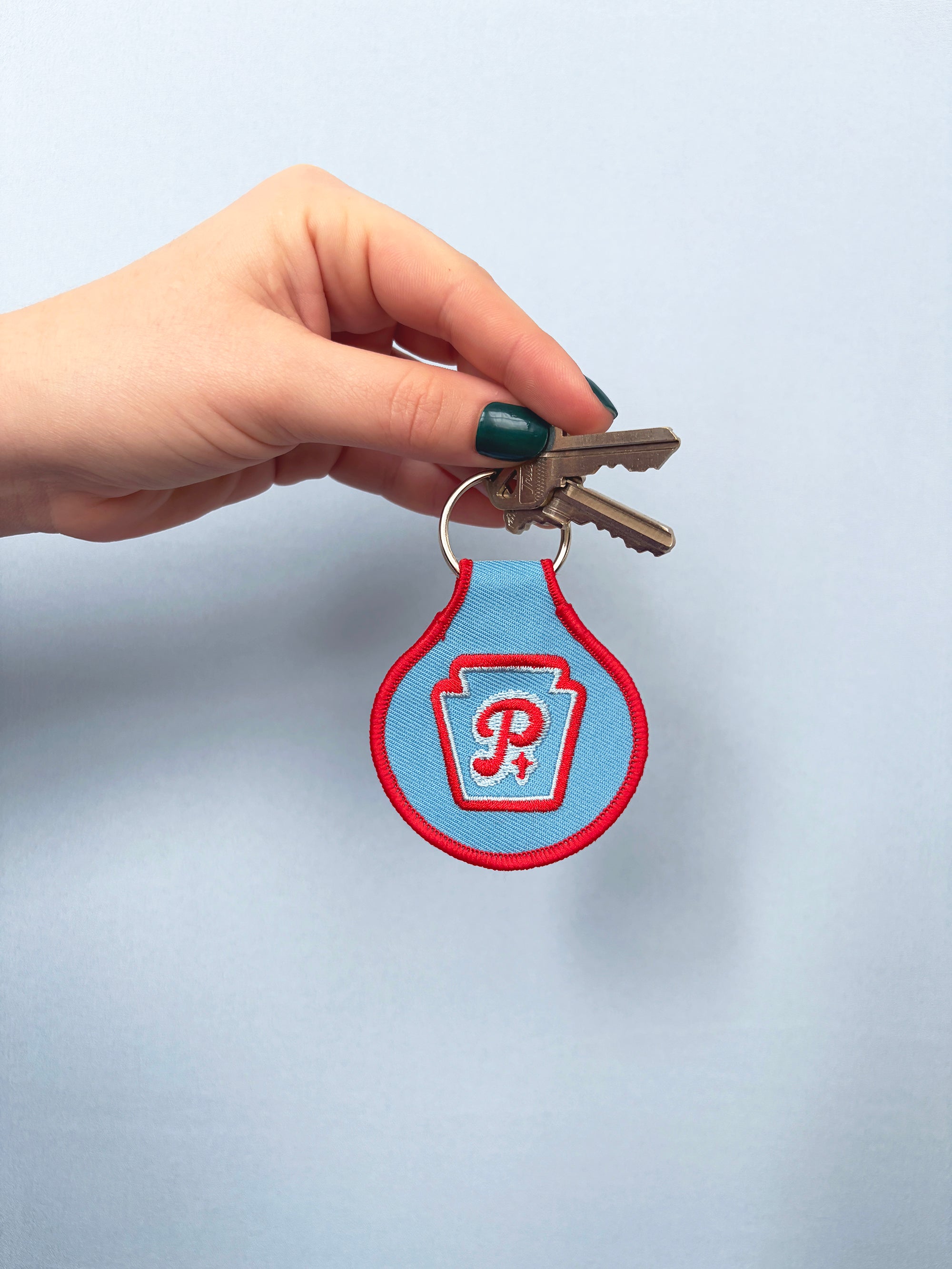 Keystone Embroidered Keychain - Occasionette