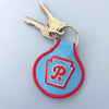 Keystone Embroidered Keychain - Occasionette
