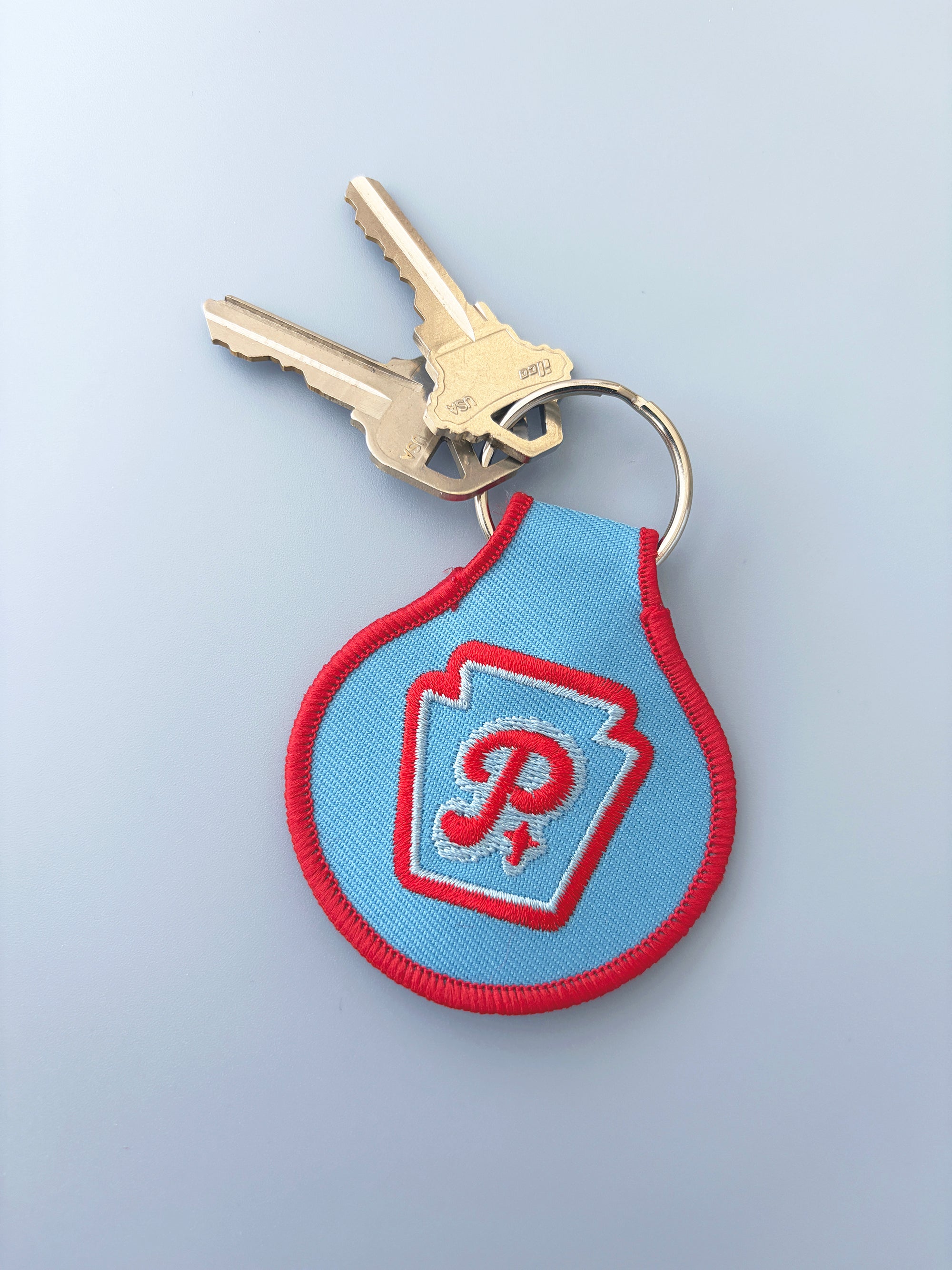 Keystone Embroidered Keychain - Occasionette