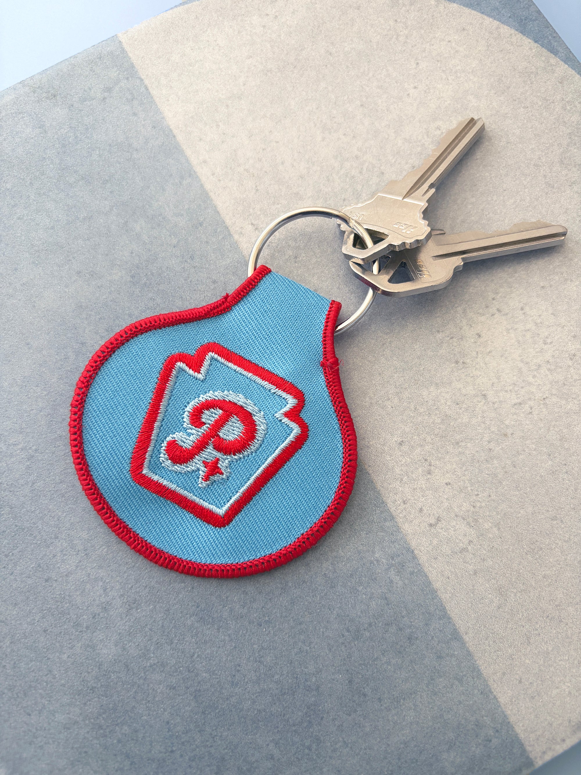 Keystone Embroidered Keychain - Occasionette
