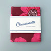 Maroon Giant Flowers Kitchen Towel - Occasionette