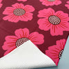 Maroon Giant Flowers Kitchen Towel - Occasionette